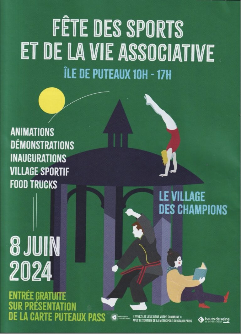 Fête des Associations de Puteaux : rejoignez-nous!!