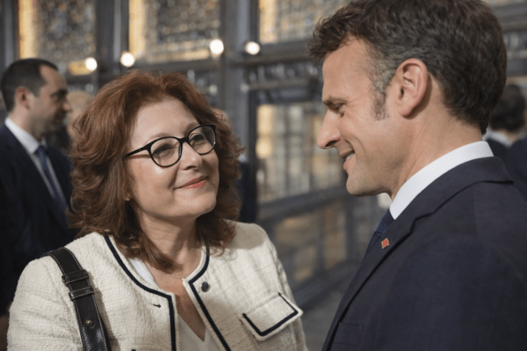 Inauguration par Président Emmanuel Macron de l’exposition « Byblos, cité millénaire » à l’Institut du monde arabe