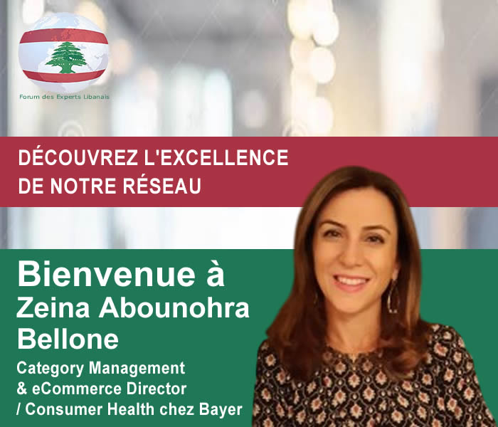 Le Forum des Experts Libanais est ravi d’accueillir Zeina Abounohra Bellone parmi ses nouveaux membres Le Forum des Experts Libanais est ravi d’accueillir Zeina Abounohra Bellone parmi ses nouveaux membres